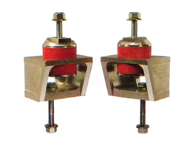 PROTHANE "Bullet" Motor Mounts, Red (2010-2015 Camaro SS) - Click Image to Close