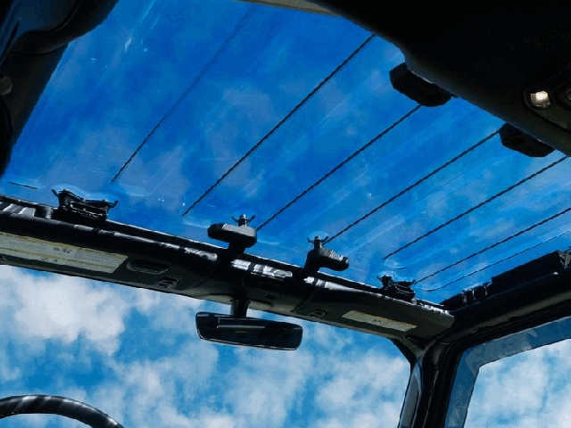 PUTCO Element Sky View Clear Hard Top Roof Lid (2018-2023 Jeep Wrangler JL & JLU & Gladiator JT) - Click Image to Close