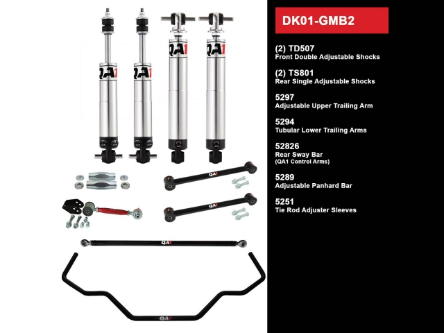 QA1 FULL SUSPENSION KIT [DRAG RACING LEVEL 1 | WITH SHOCKS] (1965-1968 GM B-Body)