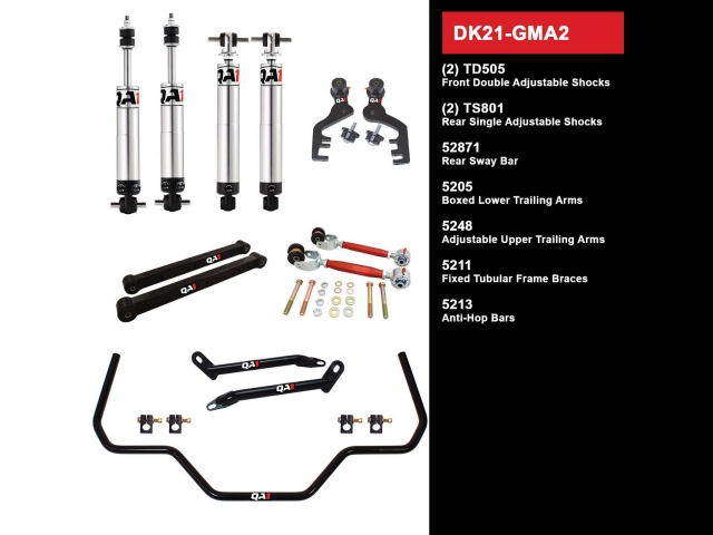 QA1 FULL SUSPENSION KIT [DRAG RACING LEVEL 1 | WITH SHOCKS] (1968-1972 GM A-Body)