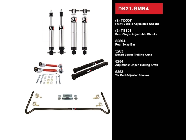 QA1 FULL SUSPENSION KIT [DRAG RACING LEVEL 1 | WITH SHOCKS] (1977-1993 GM B-Body)