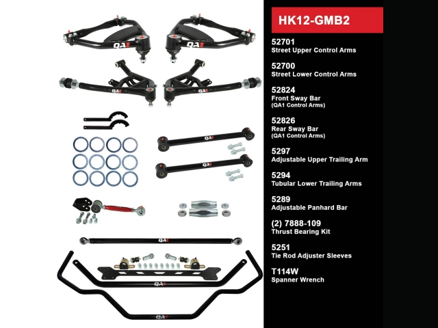 QA1 FULL SUSPENSION KIT [HANDLING KIT LEVEL 2 | WITHOUT SHOCKS] (1965-1968 GM B-Body)