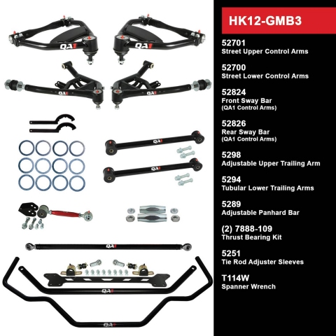 QA1 FULL SUSPENSION KIT [HANDLING KIT LEVEL 2 | WITHOUT SHOCKS] (1969-1970 GM B-Body) - Click Image to Close