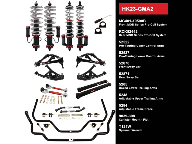 QA1 FULL SUSPENSION KIT [HANDLING LEVEL 3 | WITH SHOCKS] (1968-1972 GM A-Body)