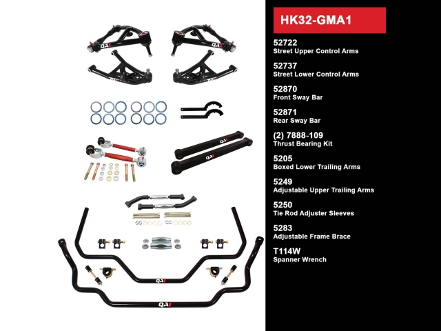 QA1 FULL SUSPENSION KIT [HANDLING LEVEL 2 | WITHOUT SHOCKS] (1964-1967 GM A-Body) - Click Image to Close