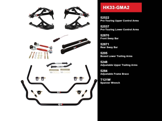 QA1 FULL SUSPENSION KIT [HANDLING LEVEL 3 | WITHOUT SHOCKS] (1968-1972 GM A-Body)