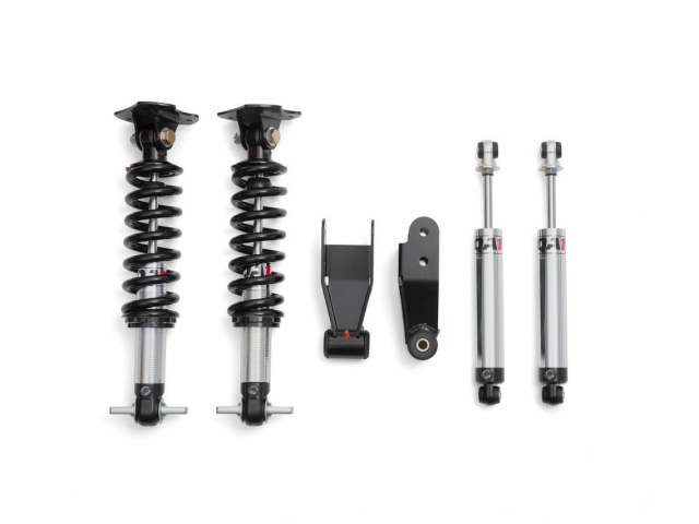 QA1 FULL-VEHICLE LOWERING KIT [Drive Type 4WD | Valving Single | 2" to 3" Rear Drop] (2007-2018 Chevrolet Silverado & GMC Sierra 1500)