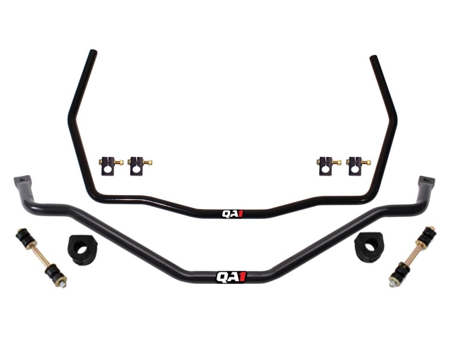 QA1 SWAY BARS [Front Hollow 3/16" wall, 1 1/4" diameter | Rear Solid 1" diameter] (1994-2004 Ford Mustang) - Click Image to Close