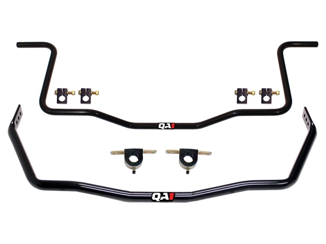 QA1 SWAY BARS [Front Hollow 3/16" wall, 1 3/8" diameter | Rear Solid 7/8" diameter] (2005-2014 Ford Mustang)
