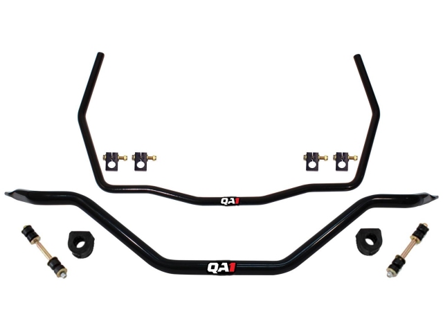 QA1 SWAY BARS [Front Hollow 3/16" wall, 1 1/4" diameter | Rear Solid 1" diameter] (1979-1993 Ford Mustang)