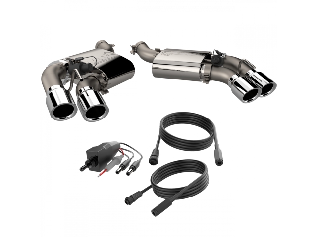 QTP SCREAMER TWINTRONIC Cat-Back Exhaust w/ Polished Tips (2016-2023 Chevrolet Camaro SS)