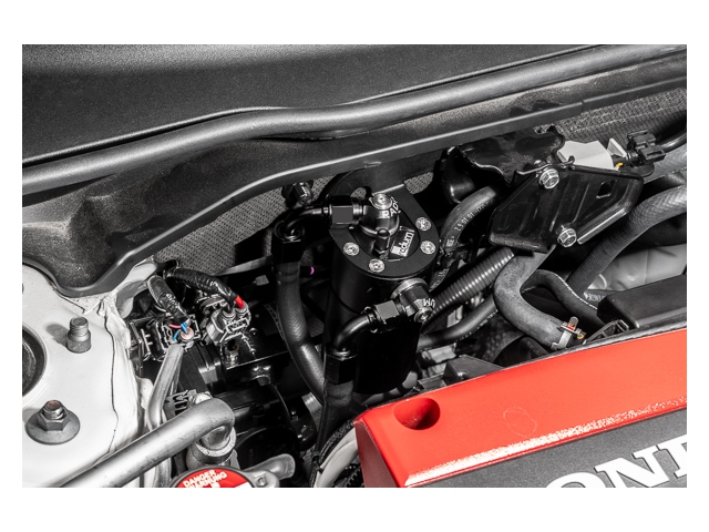 radium ENGINEERING Catch Can Kit, PCV, Fluid Lock (2017-2024 Honda Civic Type R) - Click Image to Close