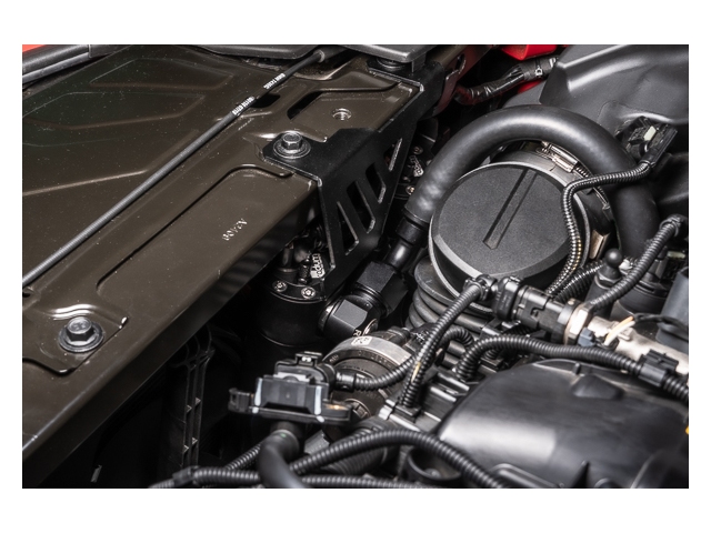 radium ENGINEERING Dual Catch Can Kit, Fluid Lock (2020-2024 Toyota GR Supra 3.0T) - Click Image to Close