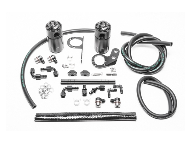 radium ENGINEERING Dual Catch Can Kit, Fluid Lock (2017-2024 Honda Civic Type R)