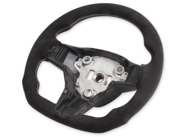 REKUDO Steering Wheel, Alcantara Wrapped (2017-2021 Tesla Model 3 & Model Y)