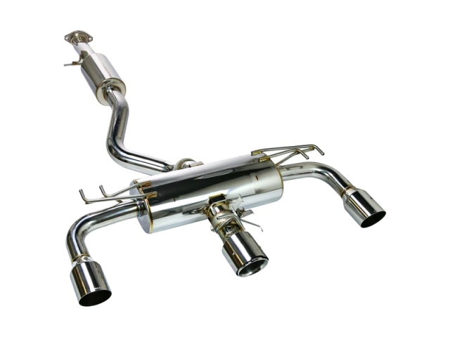 REMARK ELITE SPEC Cat-Back Exhaust w/ Polished Center Tip (2023-2024 Toyota GR Corolla) - Click Image to Close