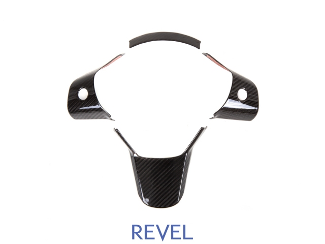 REVEL GT DRY Carbon Steering Wheel Insert Covers (2017-2022 Tesla Model 3)