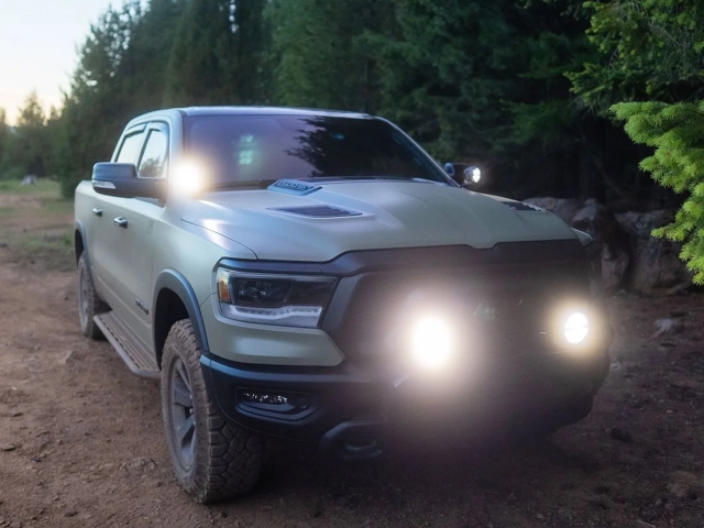 RIGID A-Pillar 4" 360-SERIES LED Light Kit (2019-2023 RAM 1500 & TRX)