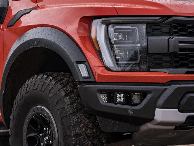 RIGID D-SERIES Triple Fog Light Kit (2021-2023 Ford F-150 Raptor)