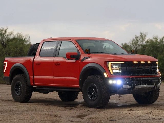 RIGID D-SERIES Triple Fog Light Kit (2021-2023 Ford F-150 Raptor)