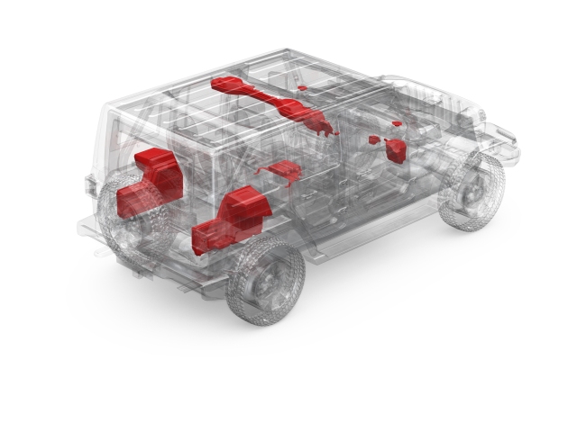 Rockford Fosgate 1,800 Watt All-In-One Audio Kit (2018-2023 Jeep Wrangler JLU)