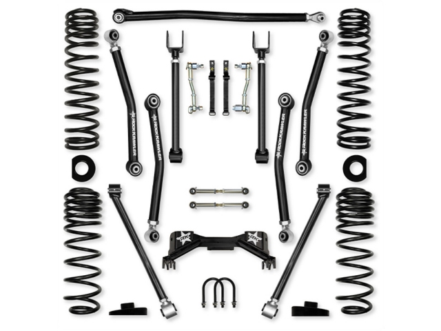 ROCK KRAWLER 3.0" ADVENTURE X PRO MID-ARM SYSTEM [NO SHOCKS] (Jeep Gladiator JT)