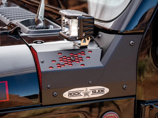 ROCK SLIDE Lower Cowl LED Light Pod Brackets (Jeep Wrangler JL & JLU & Gladiator JT)