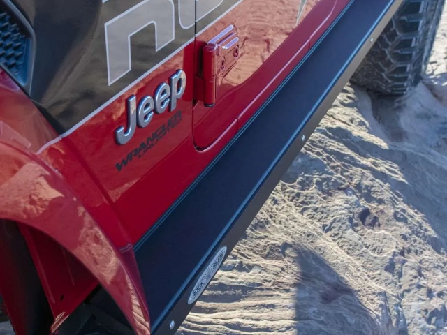 ROCK SLIDE JL 4 Door Step Slider Skid Plate 3.0 (2018-2024 Jeep Wrangler JLU) - Click Image to Close