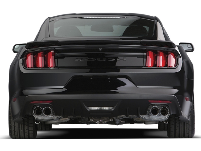 ROUSH Axle-Back Active Exhaust Kit - Quad Tips (2015-2017 Mustang GT)