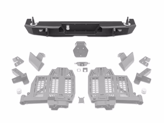 RUGGED RIDGE WINGMATE Rear Bumper (2018-2024 Jeep Gladiator JT) - Click Image to Close