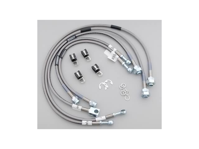 Russell Stainless Steel Brake Hoses, Front Disc & Rear Disc (2001-2006 Silverado & Sierra HD)