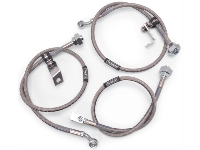 Russell Stainless Steel Brake Hoses, Front Disc & Rear Drum (2005-2006 GM 1500 Truck 2WD) - Click Image to Close