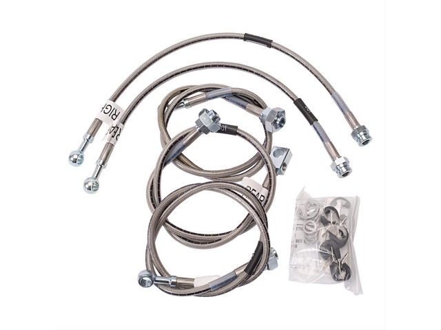 Russell Stainless Steel Brake Hoses, Front Disc & Rear Disc (2001-2006 Silverado & Sierra HD)