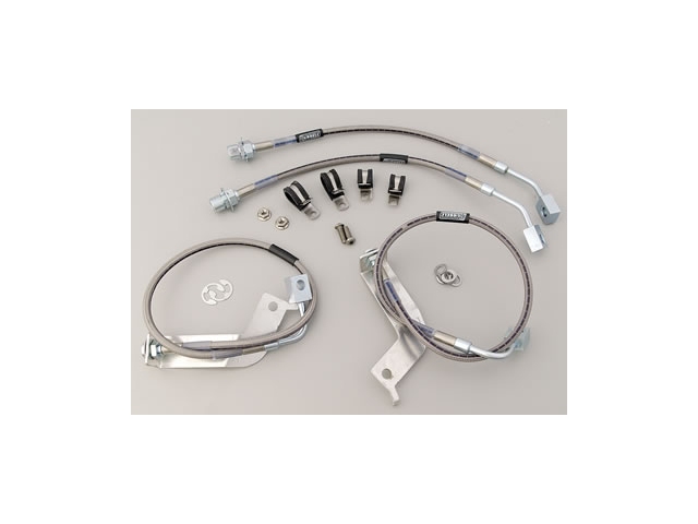 Russell Stainless Steel Brake Hoses, Front Disc & Rear Disc (1999-2004 Mustang Cobra)