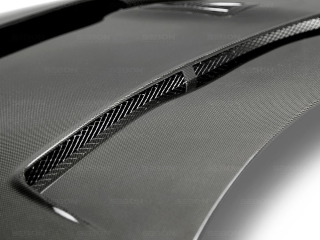 SEIBON DV-Style Carbon Fiber Hood (2009-2016 Nissan GT-R) - Click Image to Close