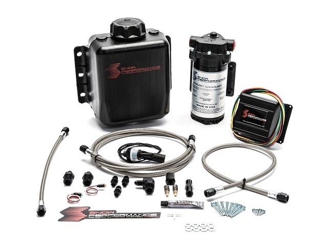 SNOW PERFORMANCE STAGE 2 MAF/MAP Water-Methanol Injection Kit, Braided Line