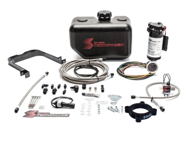 SNOW PERFORMANCE STAGE 2 BOOST COOLER Water-Methanol Injection Kit, Braided Line (2013-2018 Focus ST)
