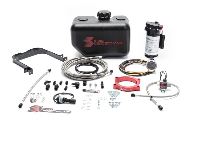 SNOW PERFORMANCE STAGE 2.5 BOOST COOLER Water-Methanol Injection Kit, Braided Line (2016-2021 Camaro & 2014-2019 Corvette 6.2L LT1)
