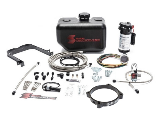 SNOW PERFORMANCE STAGE 2.5 BOOST COOLER Water-Methanol Injection Kit, Braided Line (2015-2021 CHRYSLER 6.2L Hellcat)