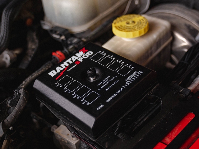 sPOD BANTAMX HD POWER DISTRIBUTION MODULE (2018-2025 Jeep Wrangler JL & JLU & Gladiator JT 3.6L PENTASTAR V6)