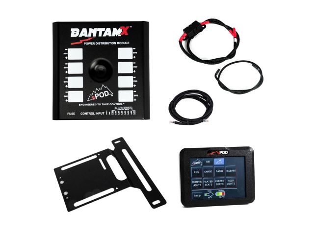 sPOD BANTAMX POWER DISTRIBUTION MODULE (2018-2025 Jeep Wrangler JL & JLU & Gladiator JT 3.6L PENTASTAR V6)