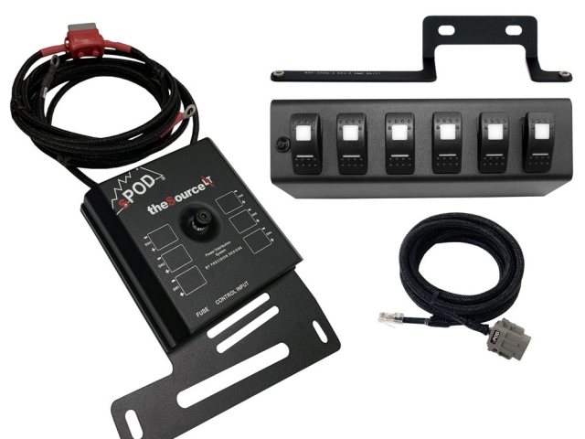 sPOD the Source LT POWER DISTRIBUTION MODULE (2018-2025 Jeep Wrangler JL & JLU & Gladiator JT 3.6L PENTASTAR V6)