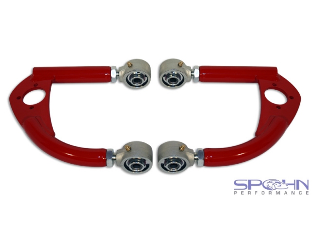 SPOHN Upper Front A-Arms w/ Del-Sphere Joints, Adjustable (1993-2002 Camaro & Firebird) - Click Image to Close
