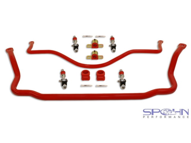 SPOHN RRx Series Sway Bars w/ Spherical End Links, 1-3/8" Front & 1" Rear (1982-1992 Camaro & Firebird)