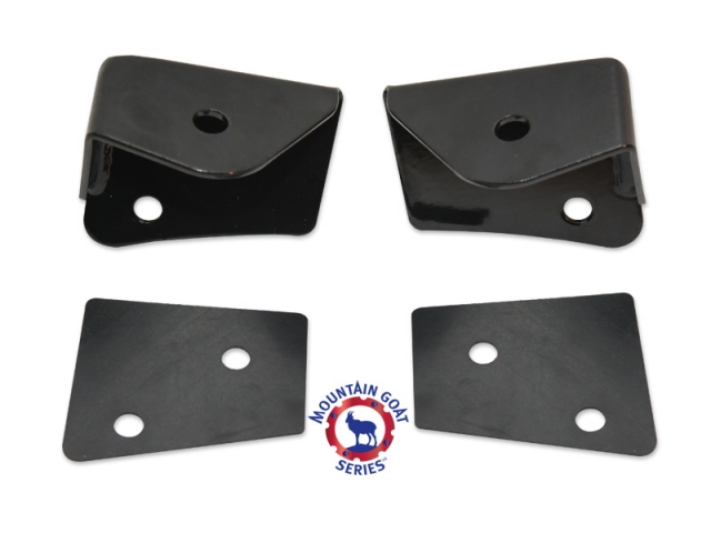 Spohn "Mountain Goat Series" Lower Front A-Pillar Windshield Hinge Auxiliary Light Mounts (2007-2014 JEEP Wrangler JK)