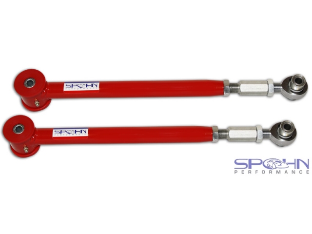 Spohn Lower Control Arms w/ Polyurethane Bushings & Rod Ends, Adjustable (1982-2002 Camaro & Firebird) - Click Image to Close
