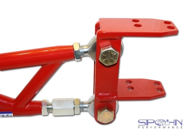 Spohn Pro-Series Transmission Crossmember Mounted Torque Arm, Adjustable, T3550, TKO, 500 & 600 (1982-1992 Camaro & Firebird) - Click Image to Close