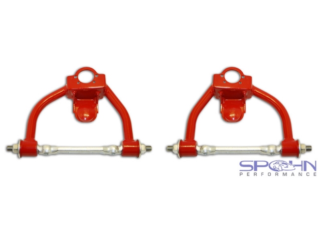 SPOHN Upper A-Arms w/ Polyurethane Bushings, Stock Spindle (1982-2003 S-10 & S-15 2WD) - Click Image to Close