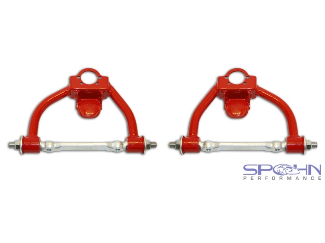 SPOHN Upper A-Arms w/ Polyurethane Bushings, Tall Spindle (1982-2003 Chevrolet S-10 & GMC S-15 2WD) - Click Image to Close