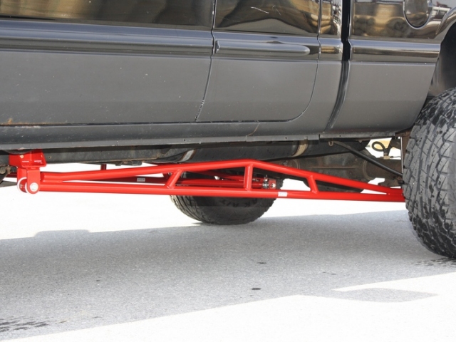 Spohn Extreme Duty Rear Traction Bars (1994-2002 RAM 1500, 2500 & 3500 4WD Quad Cab Short Bed) - Click Image to Close